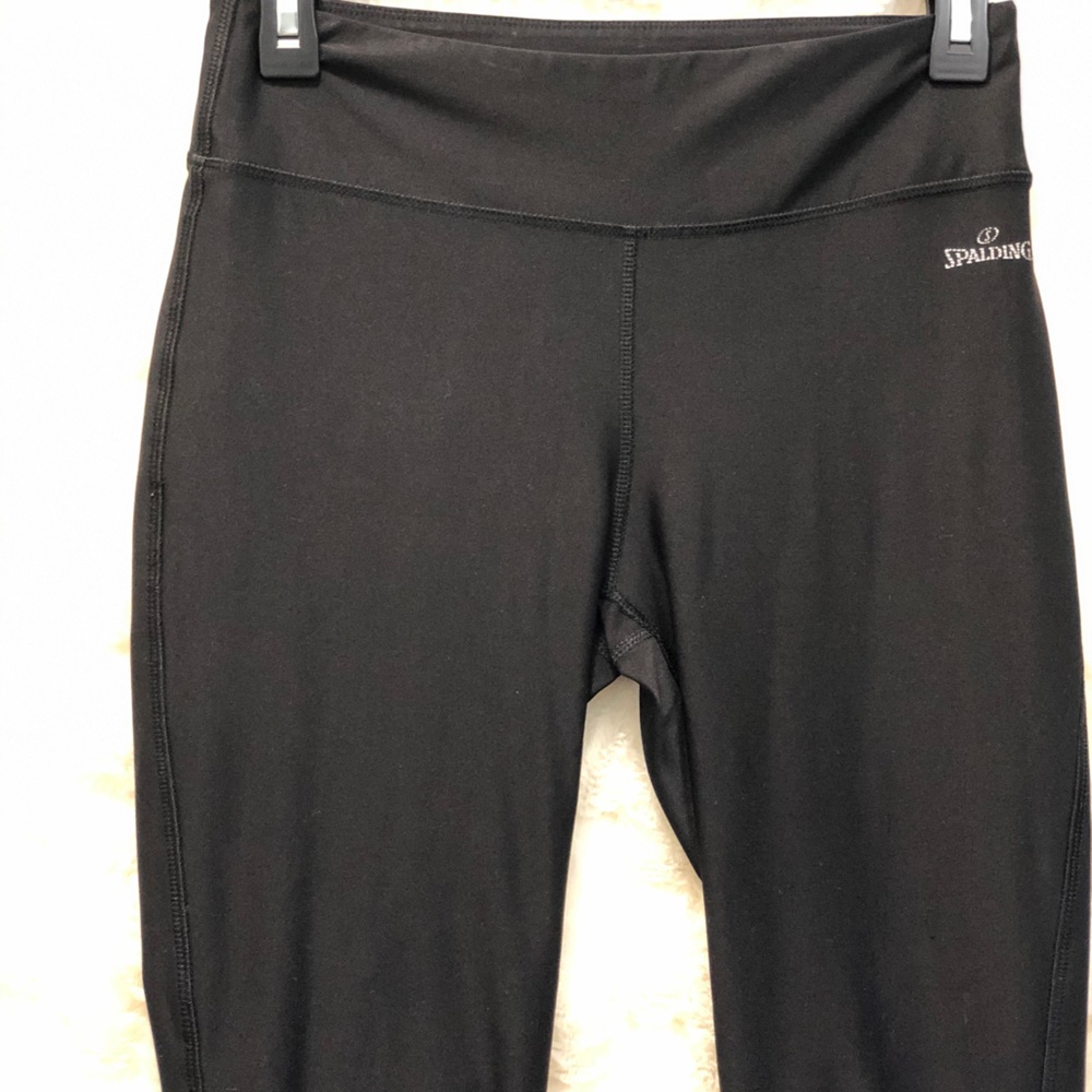 Black Cropped Leggings 21’ Length